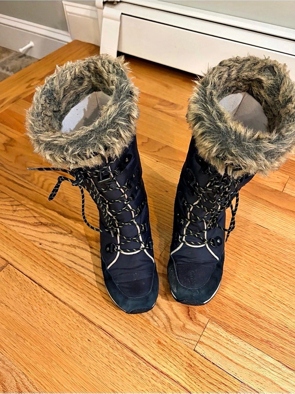 L.L.Bean Snow Boots Winter Boots Black Women's US 7.5 M